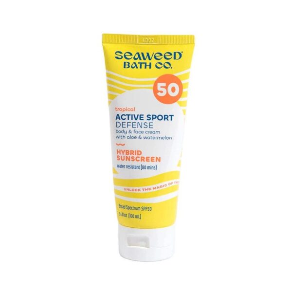 Seaweed Bath Co. Tropical Active Sport Defense Hybrid Sunscreen SPF 50 3.4 fl. oz