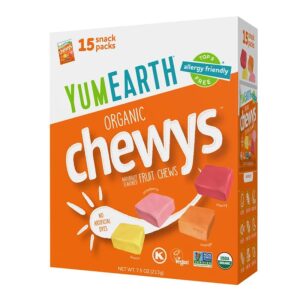 YumEarth Organic Chewys 15 count box